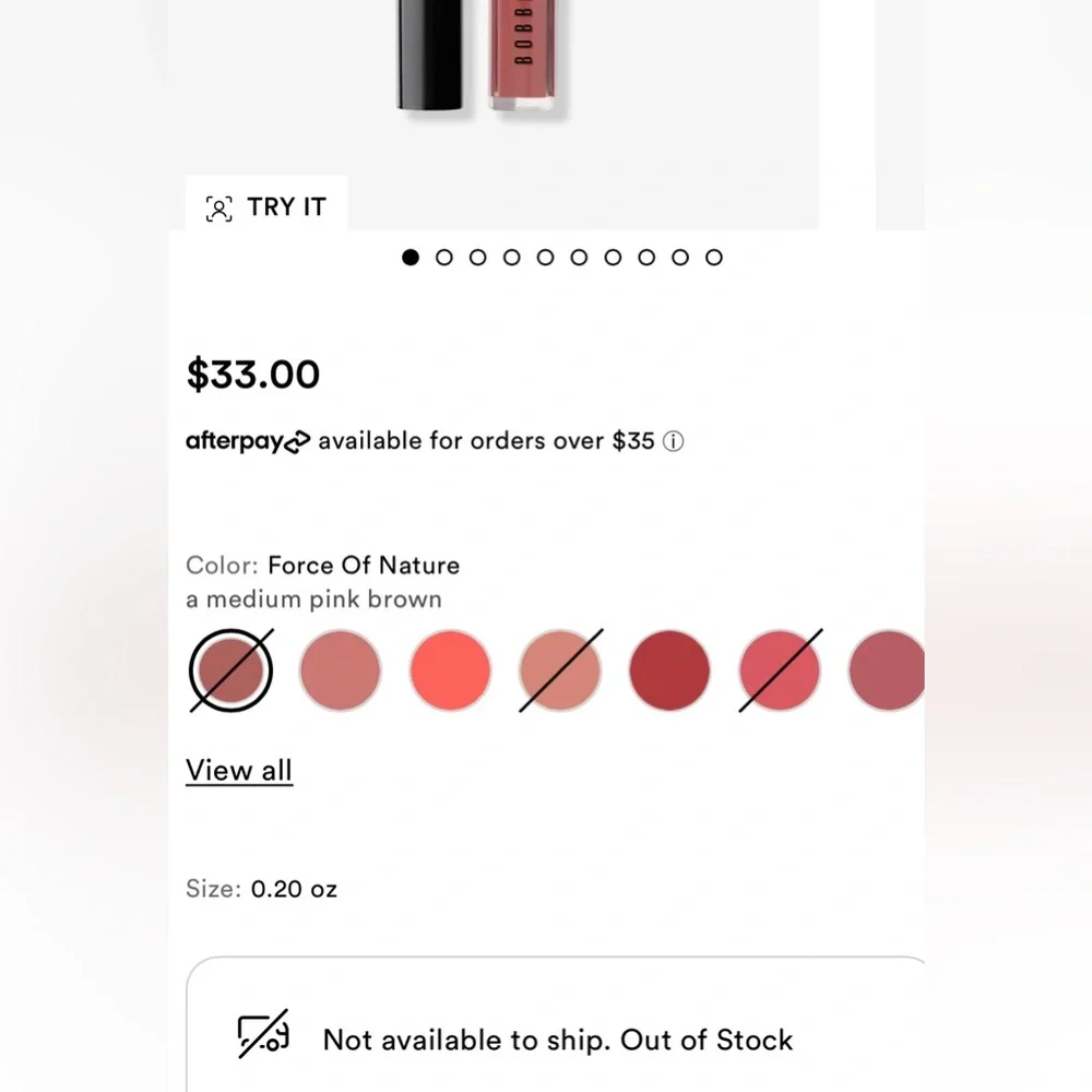 BOBBI BROWN | “Force of Nature” | Crushed Oil-Infused Lip Gloss (Brand New!) 💜 - Picture 15 of 15